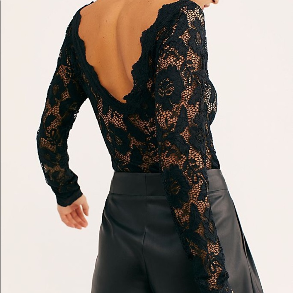 Free people night talk layering top
